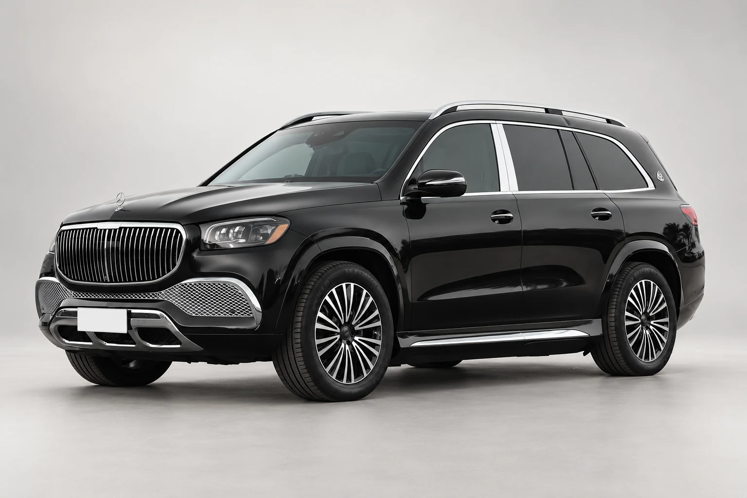 Left-facing luxury vehicle in a consistent studio illustration