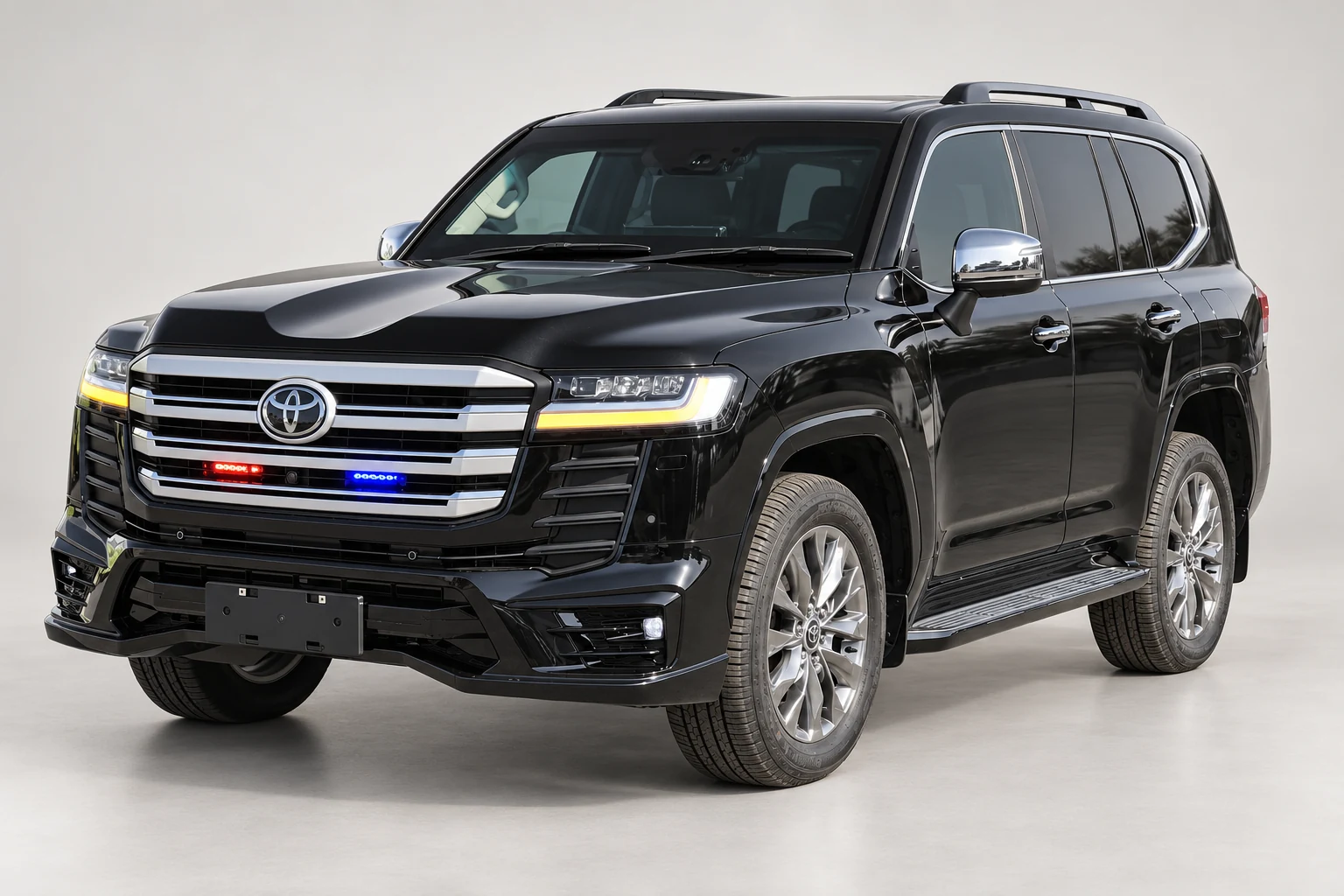 Left-facing SUV in a consistent studio illustration