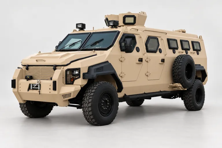 APC Jasar, complete left-facing exterior studio view
