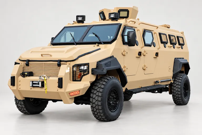 APC Jasar, complete left-facing exterior studio view