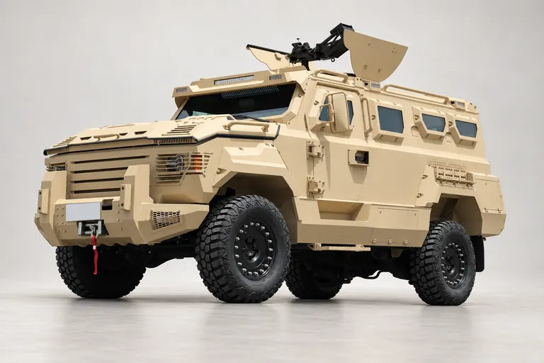 APC Merkava Sagiv, complete left-facing exterior studio view