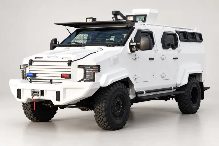 APC Shark, complete left-facing exterior studio view