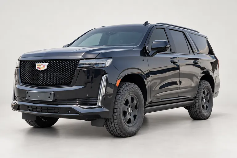 Cadillac Escalade, complete left-facing exterior studio view