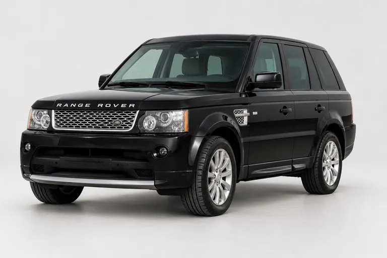 Land Rover Range Rover، صورة استوديو خارجية كاملة باتجاه اليسار