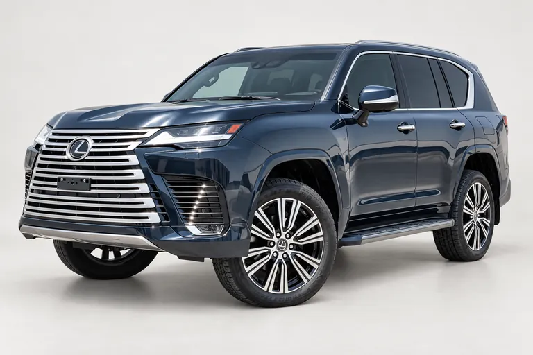 Lexus LX600, complete left-facing exterior studio view