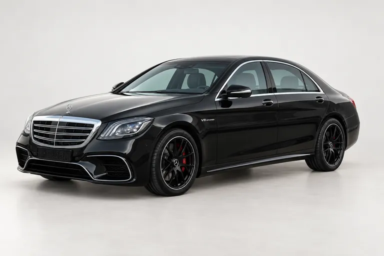 Mercedes-Benz S-Class, complete left-facing exterior studio view