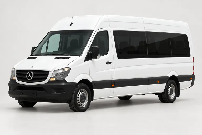 Mercedes-Benz Sprinter, complete left-facing exterior studio view