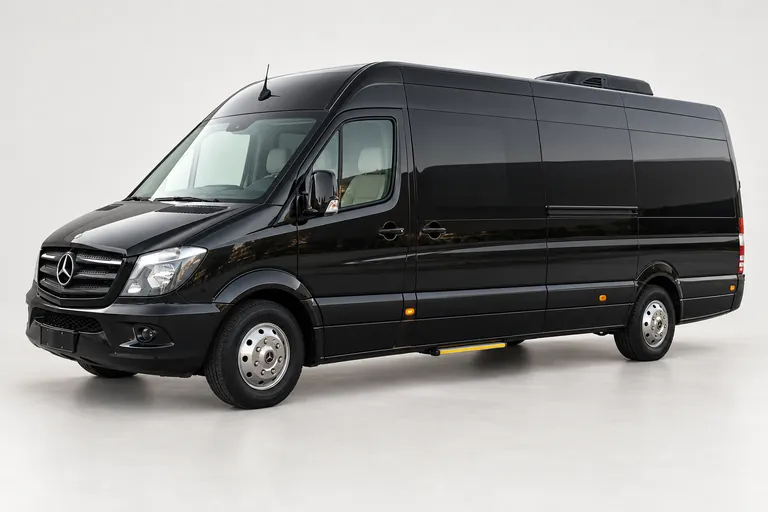 Mercedes-Benz VIP Sprinter, complete left-facing exterior studio view