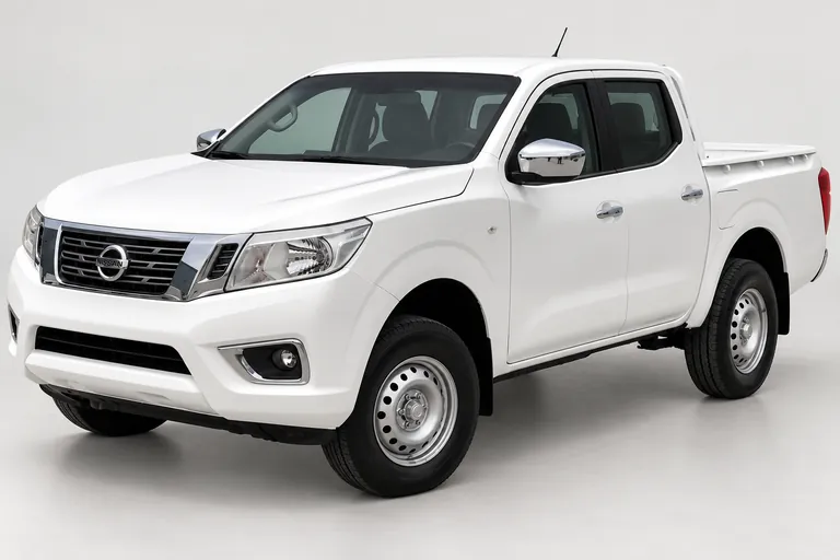 Nissan Navara, complete left-facing exterior studio view