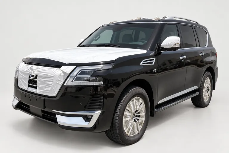 Nissan Patrol, complete left-facing exterior studio view
