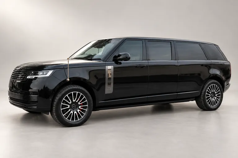 Range Rover 2024 Extended, complete left-facing exterior studio view