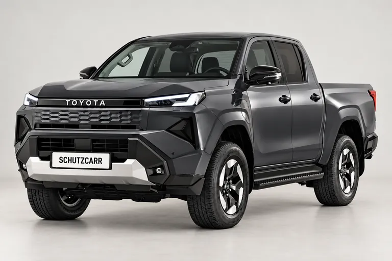 Toyota Hilux, complete left-facing exterior studio view