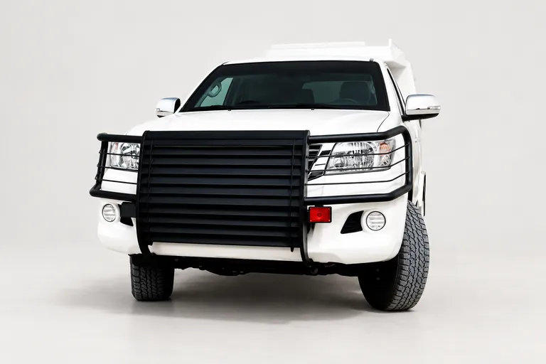 Toyota Hilux Troop Carrier, complete left-facing exterior studio view