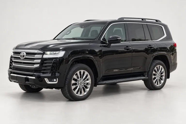 Toyota Land Cruiser VIP Autobiography, complete left-facing exterior studio view