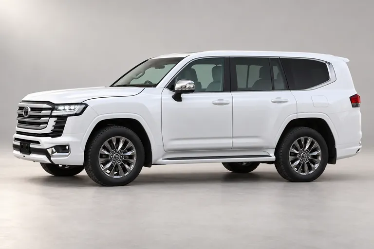 Toyota Land Cruiser ZX, complete left-facing exterior studio view