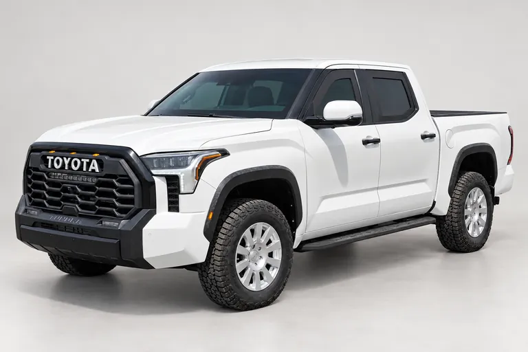 Toyota Tundra 2027, complete left-facing exterior studio view