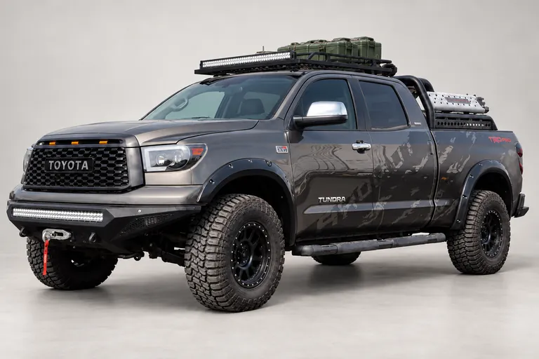 Toyota Tundra Off-Road Edition, complete left-facing exterior studio view