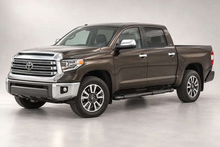 Toyota Tundra، صورة استوديو خارجية كاملة باتجاه اليسار