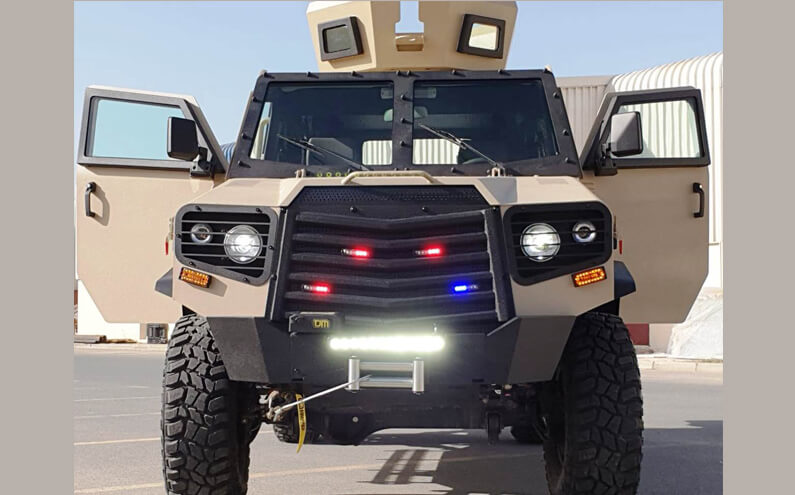 Taran II 4x4 APC side access view for personnel transport