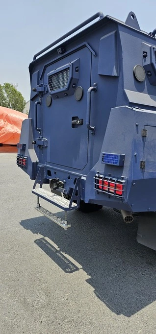 APC Merkava Blue armored personnel carrier rear left angle view