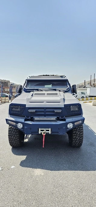 APC Merkava Blue armored personnel carrier alternate front view