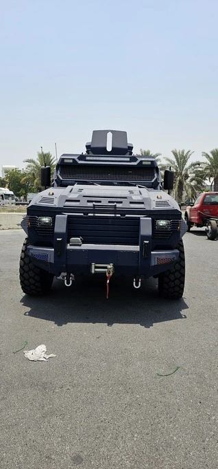 APC Merkava Blue armored personnel carrier front exterior view