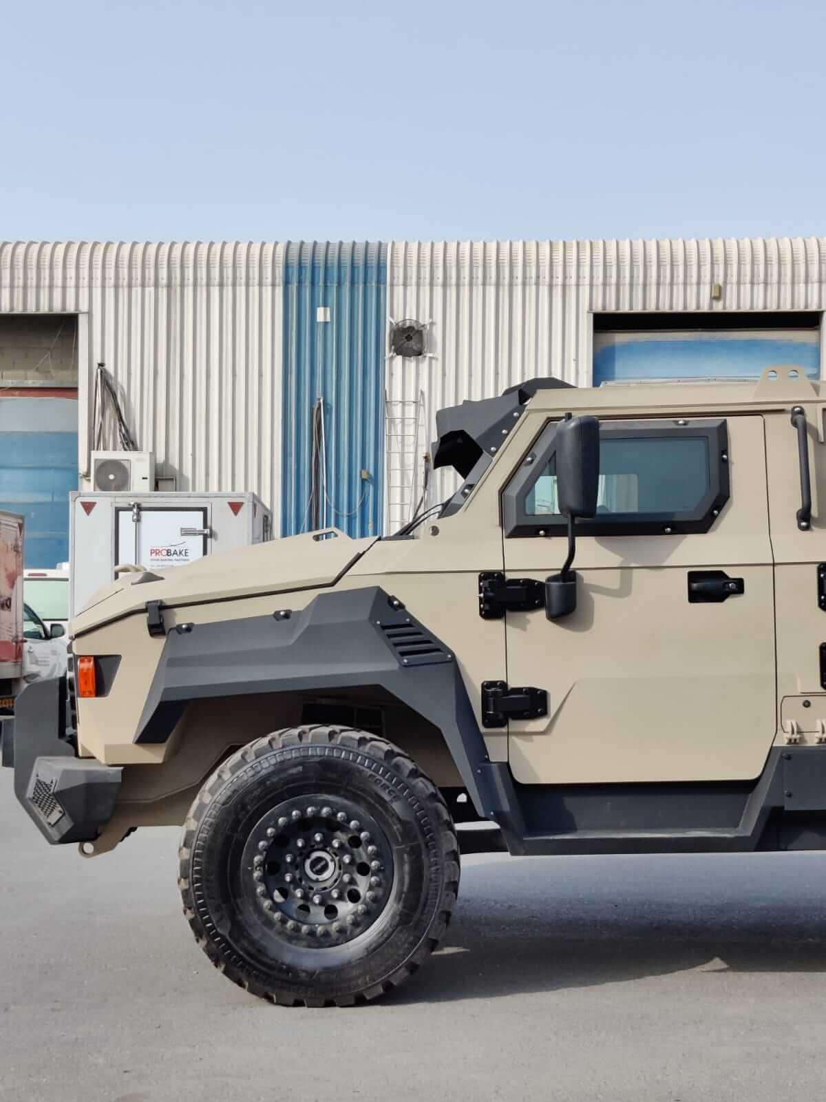 APC Mono-Q 4x4 armored personnel carrier side profile view