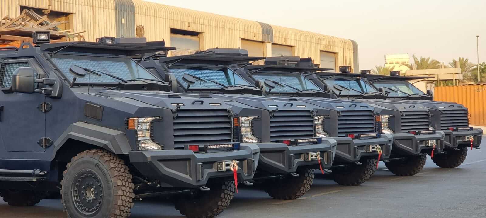 Ford F550 TAV APC fleet light detail on armored personnel carrier