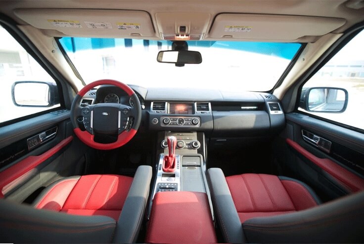 Land Rover Range Rover blindé - intérieur, détail du blindage