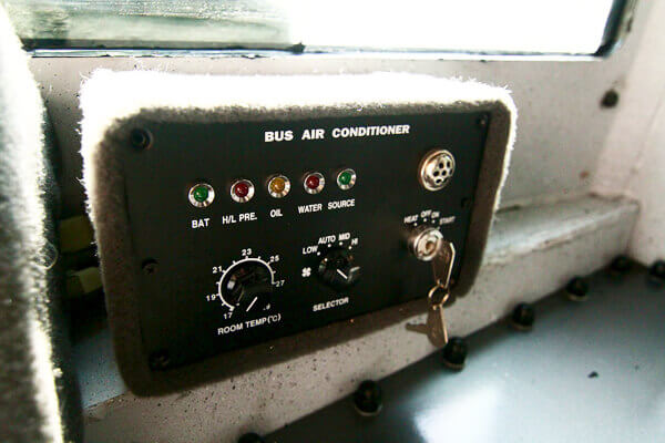 Ashok Leyland Falcon armored passenger carrier air conditioning unit
