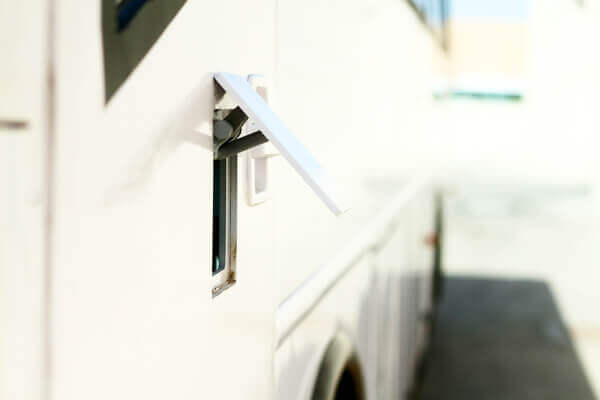 Ashok Leyland Falcon armored passenger carrier latch detail