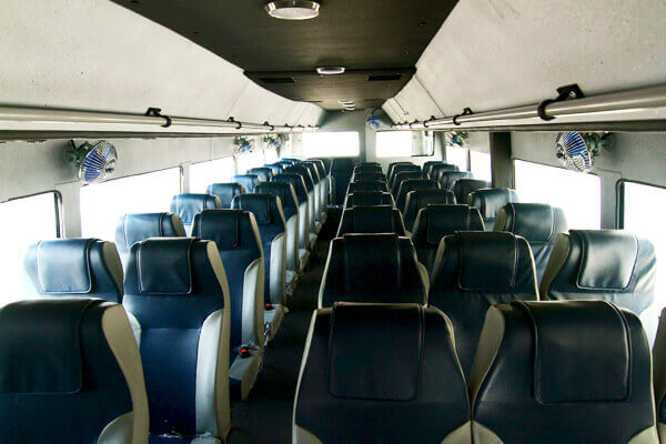 Ashok Leyland Falcon armored passenger carrier seat layout