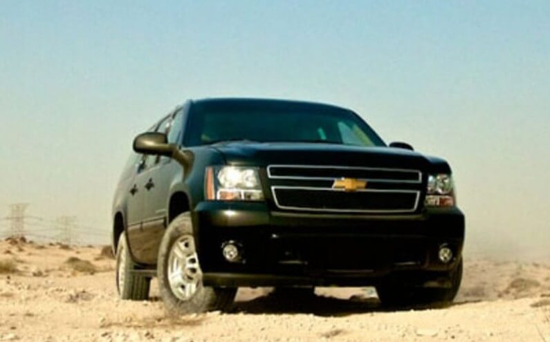 Chevrolet Suburban blindé - vue extérieure détaillée 9