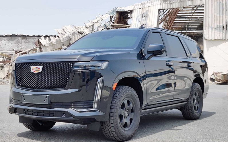 Cadillac Escalade in the Armored Luxury category - armored vehicle view