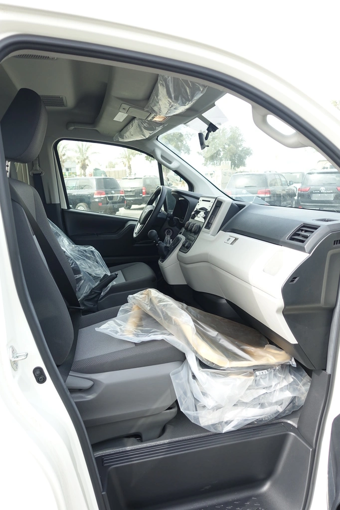 Toyota HiAce 3.5L side body detail with white exterior finish