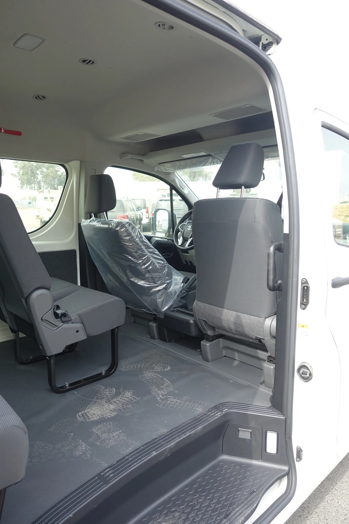 Toyota HiAce 3.5L passenger seating view inside armored van