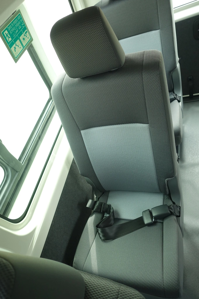 Toyota HiAce 3.5L dashboard and front cabin view
