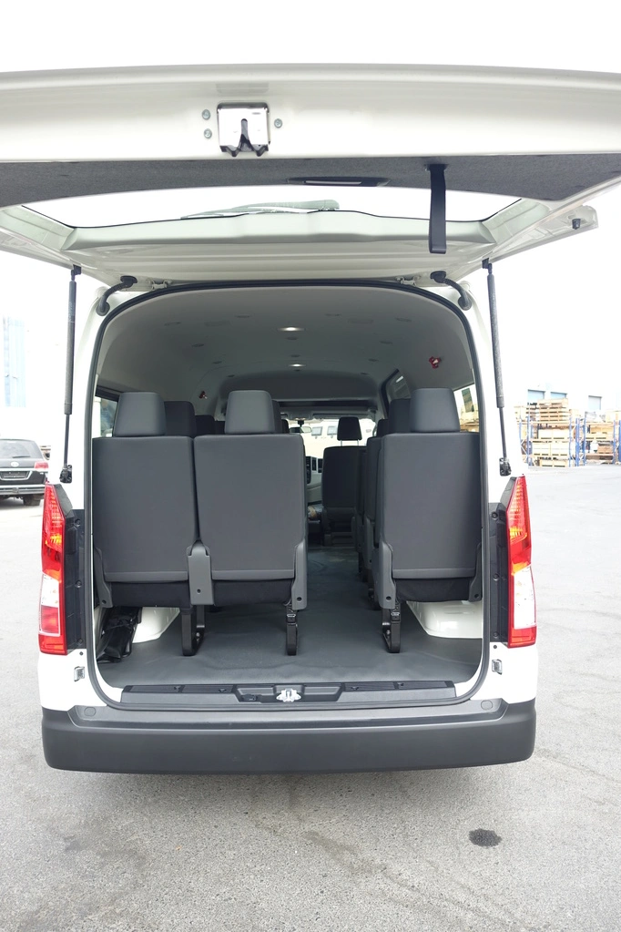 Toyota HiAce 3.5L interior trim and passenger seating detail