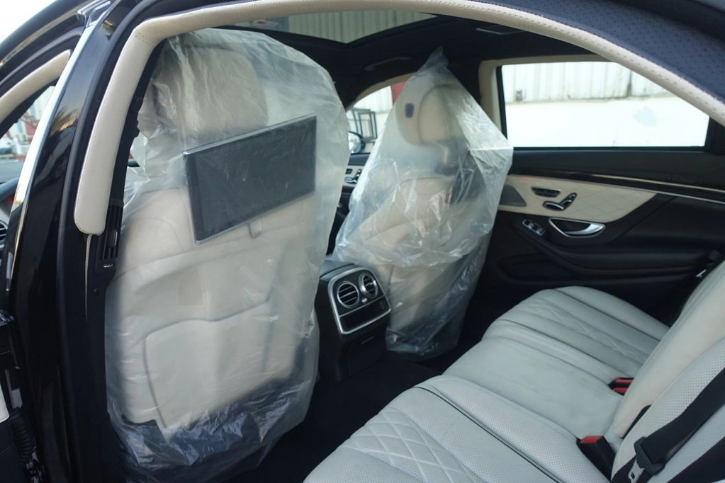 Mercedes-Benz S550 door and interior trim detail