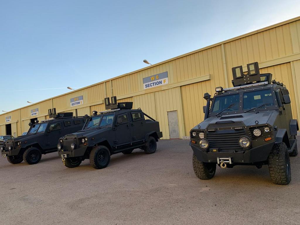 GER 2D fleet detail showing protected mobility vehicles