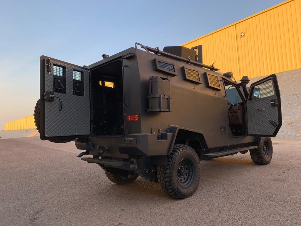 GER 1 armored personnel carrier right side with doors open