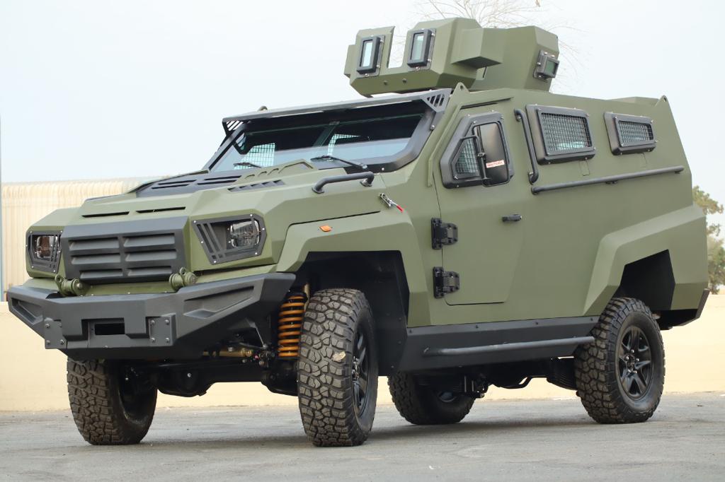 GER 1D armored vehicle with specialized defensive capabilities designed for tactical operations and personnel transport in high-risk environments.