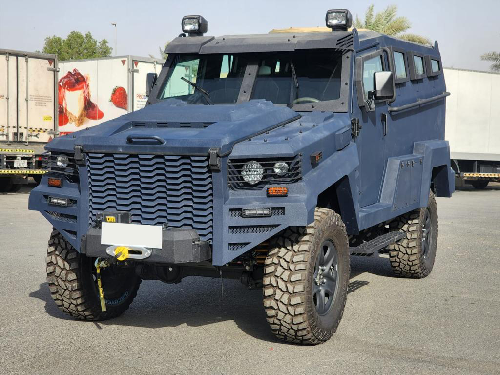 GER 2D armored personnel carrier front left angle view