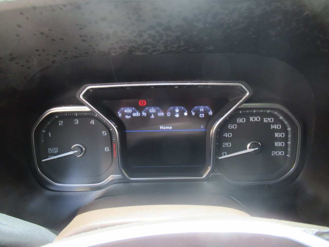 GMC Yukon dashboard view inside protected cabin
