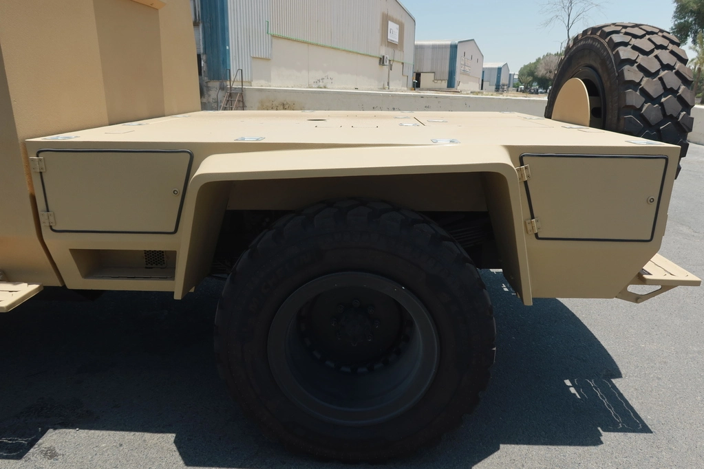 Ford F350 Diesel APC interior crew area configured for protected transport