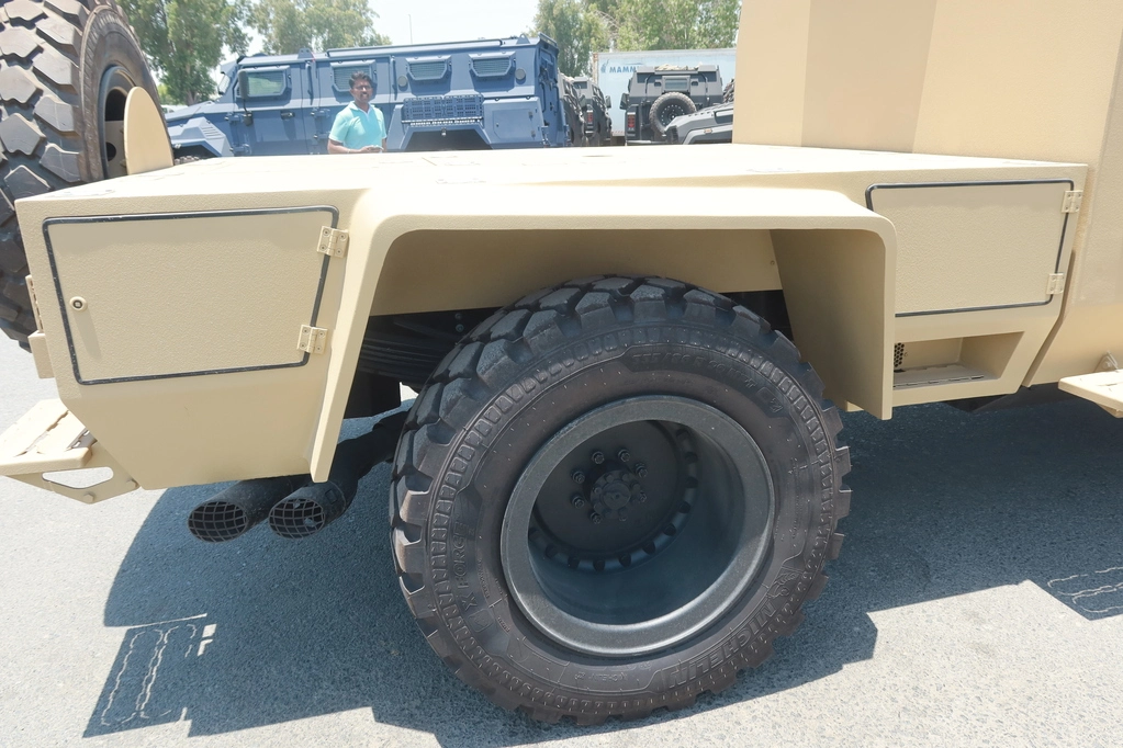 Ford F350 Diesel APC interior seating and protected cabin layout