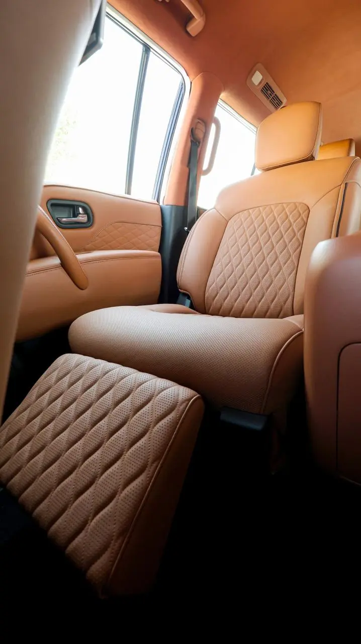 Infiniti QX80 4WD Extended armored luxury SUV exterior detail