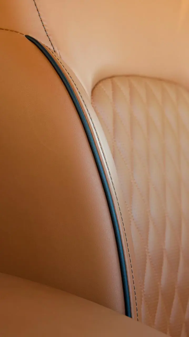 Infiniti QX80 4WD Extended armored luxury SUV seat detail