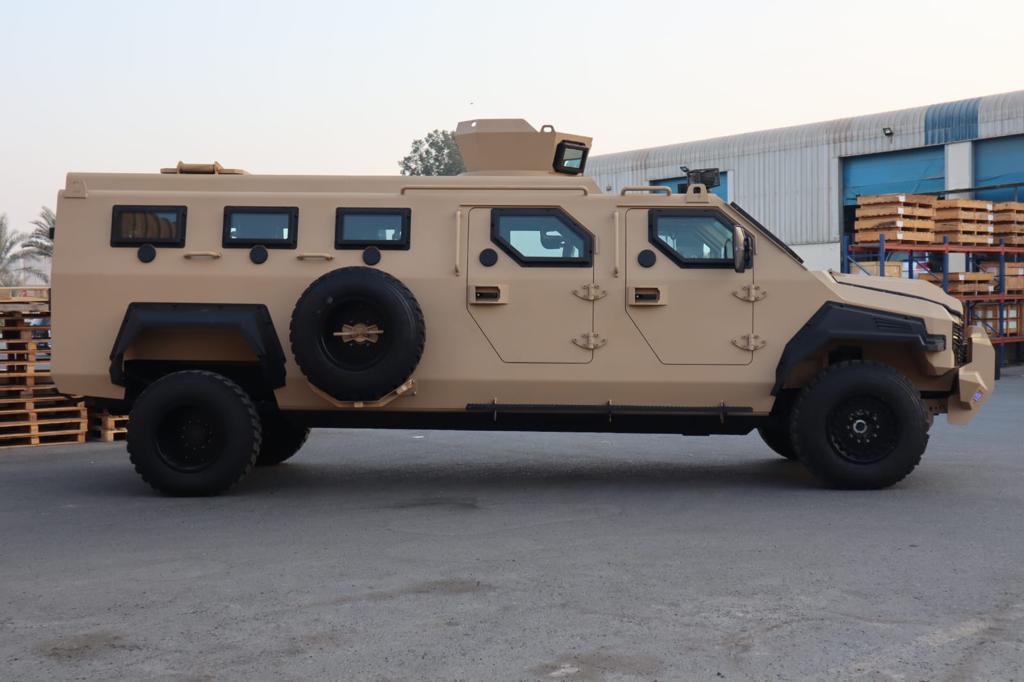 APC Jasar complete right side view with protected vehicle profile