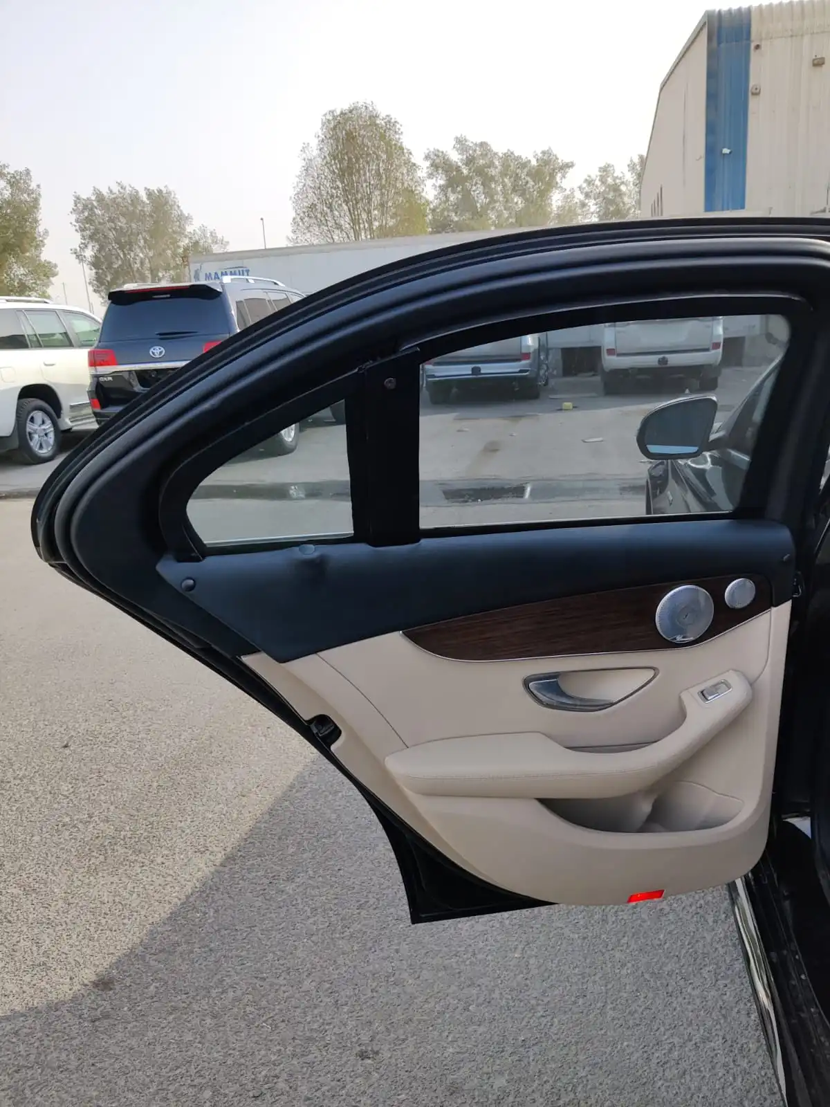 MERCEDES-BENZ-C300-2.0L-BLACK-back-left-door-open